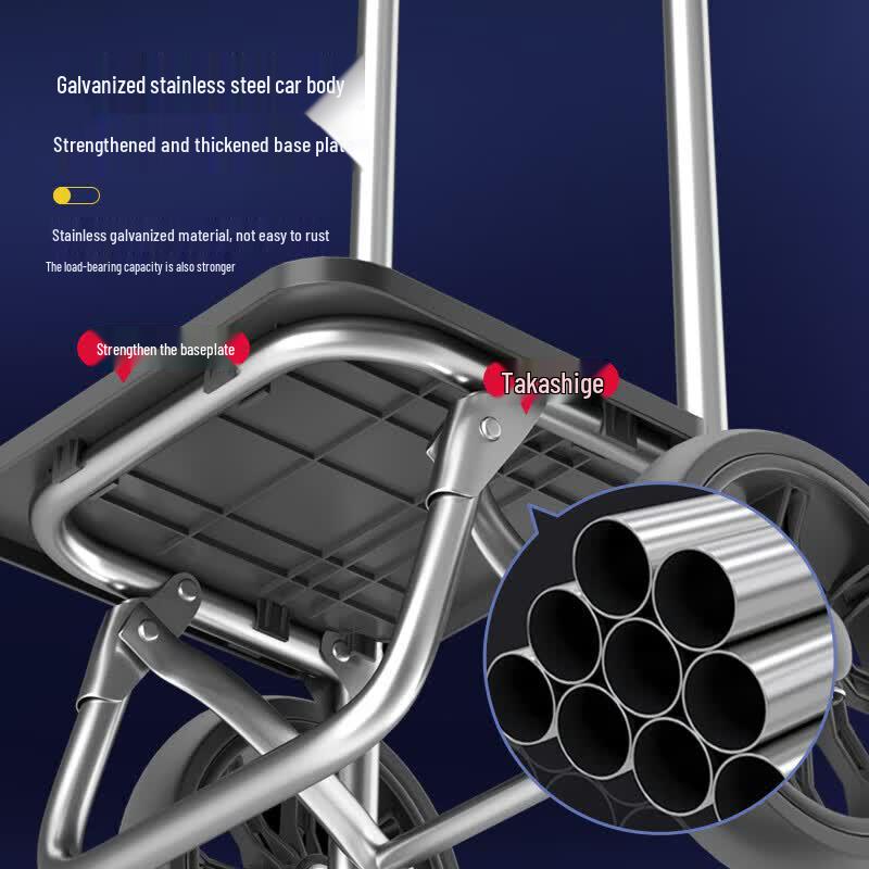 Lightweight Foldable Shopping Trolley