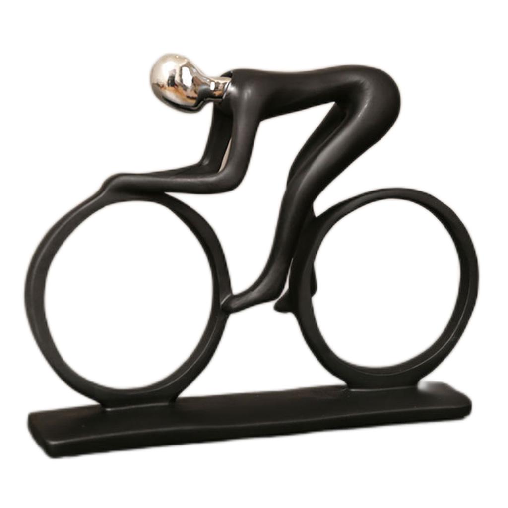 Modern Abstract Craft Resin Athlete Statue Sport Figure Figurine Elegant Sport Theme Sculpture Office Home Living Room Decor