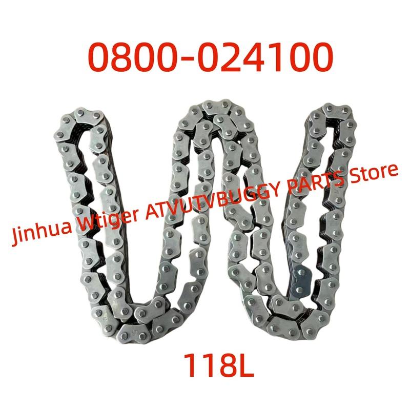 

ORIGINAL TIMING CHAIN 118L 0800-024100 for CFmoto CFORCE400AU CF450L CF450S CFORCE 800 X8 U8 Z8 CF800AU UF800EX CF800AZ CF800-3