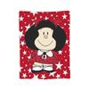 Mafaldas Love Smile Flannel Blankets  Funny Throw Blanket for Home cm Plush Thin Quilt