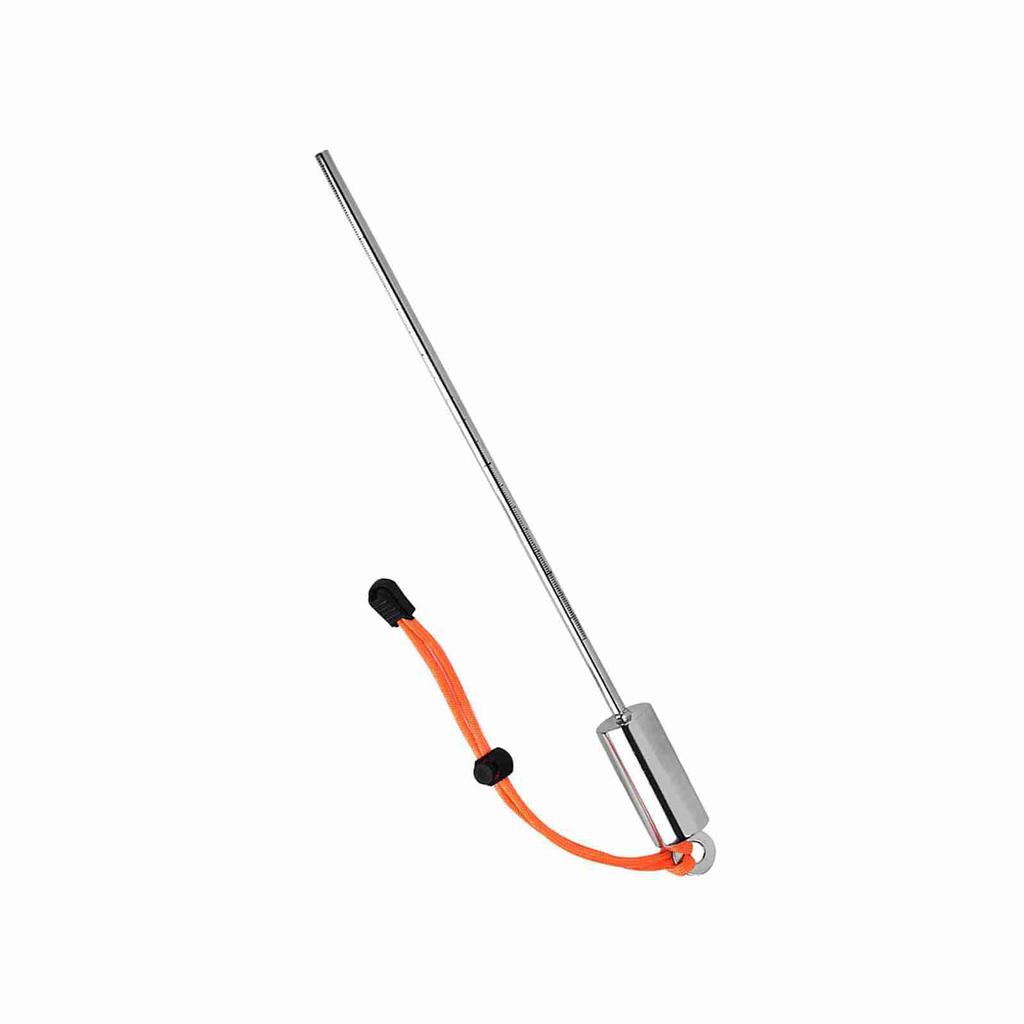 Potápěčský hrotový prut Barevný nerezový potápěčský hlukový přístroj se šňůrkou (oranžový)