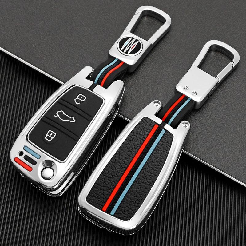 3 Buttons Zinc Alloy Car Key Case Cover Shell Fob for A1 A3 A4 8P 8L 8V A5 B6 B7 A6 A7 C5 C6 Q3 Q5 Q7 4F S3 S4 S6 RS3 TT