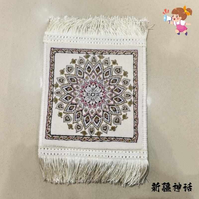 New Ethnic Carpet 2024, Wool Blend Floor Mat, Traditional Handmade Decor Tapestry Wall Hanging