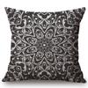 Florals Beautiful Leaf Floral Mandala Waves Stripe Paisley Geometry Prints Cotton Linen Cushion Cover Sofa Throw Pillow Case