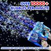 The Popular American Toy, the Glowing Shark Version of the Double-barrel Bubble Gun with a Glowing Bubble Muzzle, Is Suitable Fo
