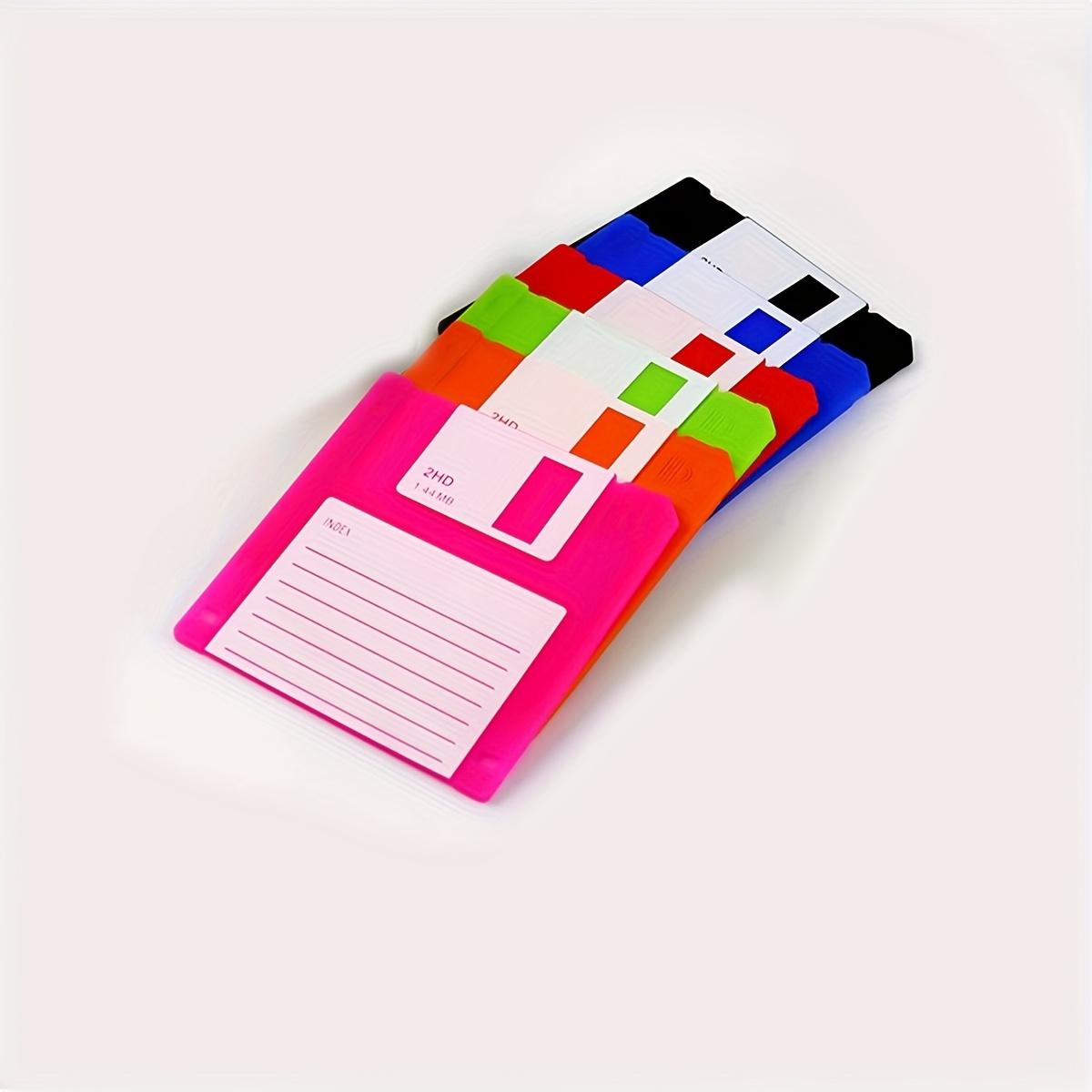 

6 шт. Ретро Ностальгические Силиконовые Подставки в Виде Гибких Дискет Нескользящие Подставки для Напитков для Кофейного Столика, Офисного Стола и Домашнего Декора - Идеальны для Подачи Напитков