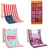 Microfiber Beach Towel With Active Print Fast Drying For Adults