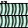 20 Pezzi Strisce Adesive Riflettenti Colorate per Mozzo Ruota Auto Moto Adesivo Decalcomania Styling Auto Decalcomanie Accessori Decor Auto Moto