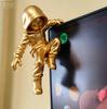 Climb Hoodie Alien Mini-Statue 3D-Druck Kletterfigur für Monitor-Oberseite Dekoration Seltsame Neuheit Schreibtischkante Gaming-Raum Dekor Geschenke