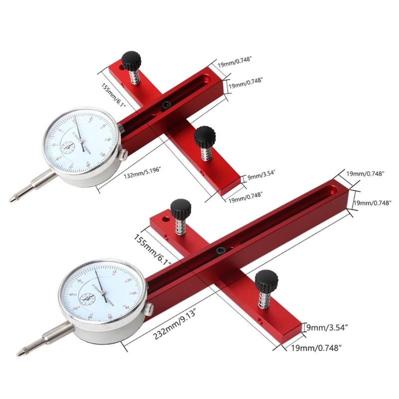 Carpentry Woodworker Table Indicater Miter Gauge Adjustable Parallelism Guide Calibration Adjustment Tool Equipment