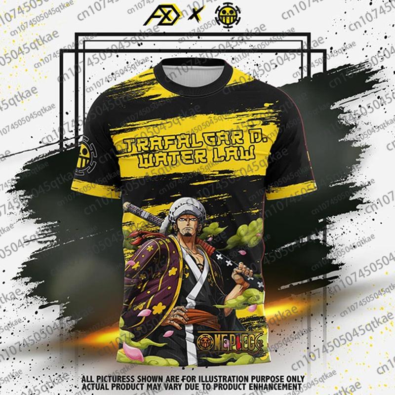 Anime One Piece Luffy Zoro TShirt 3D Print Clothing Unisex Tshirt Streetwear Summer Short Sleeve Sport Bandai Cosplay Tshirt