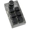 Mechanical Gaming Keypad 6 Keys 1 Knob Small USB Wireless Dual Mode OSU Keypad DIY Programmable Keyboard