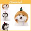 Peruca Bob Laranja Fofa com Franja Para Animais de Estimação Perfeita Para Halloween e Natal