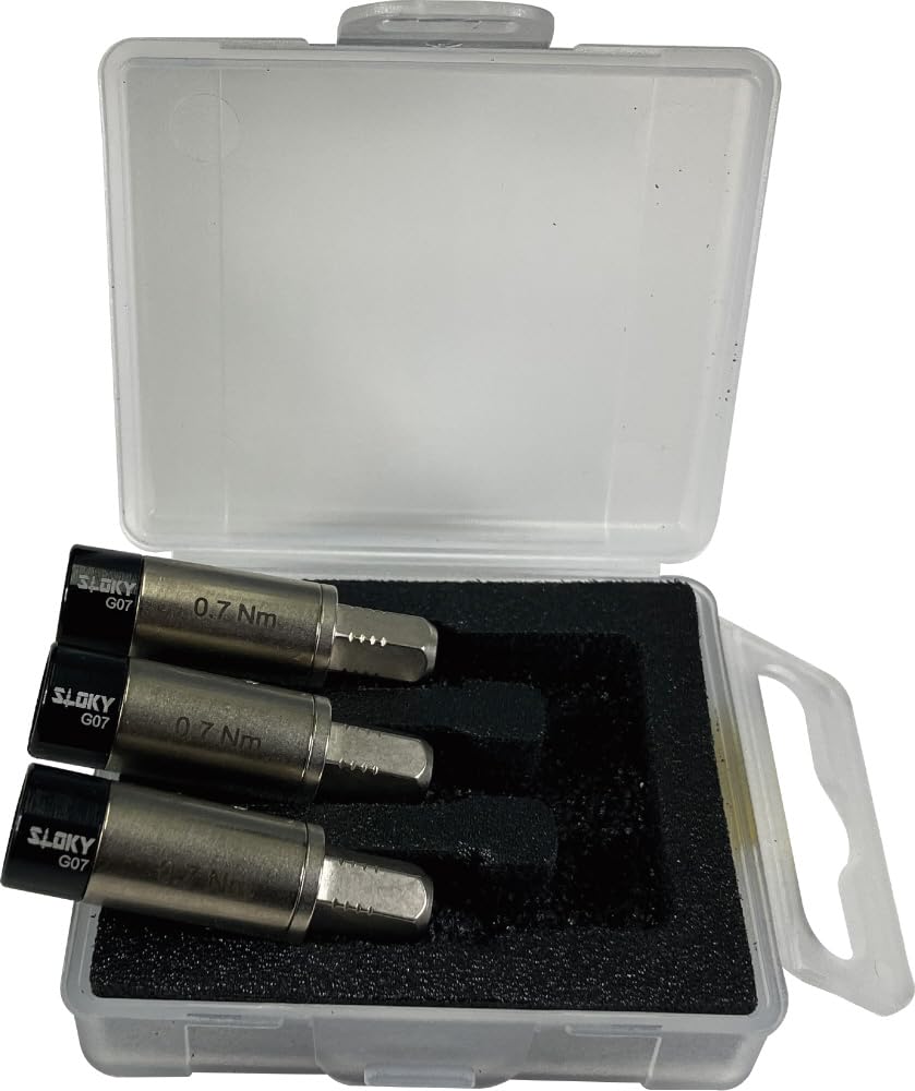

SLOKY Slow Key Set of 3 Torque Adapter 0.2 Nm TOK-12-10-0.2