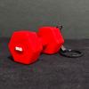 Barbell Plates Big Dumbbells Keychain D-shaped Buckle Fitness Series Pendant  Gifts