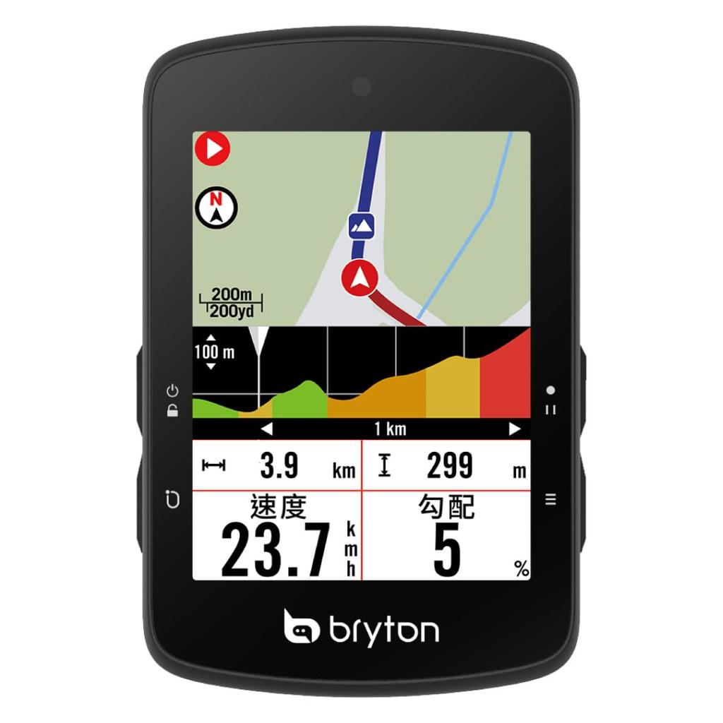 Bryton Rider S510 GPS Cycling Computer with Color Battery Map Display Bluetooth Compatible (Body Only) 2.8-inch Touchscreen, 30-Hour Life, &