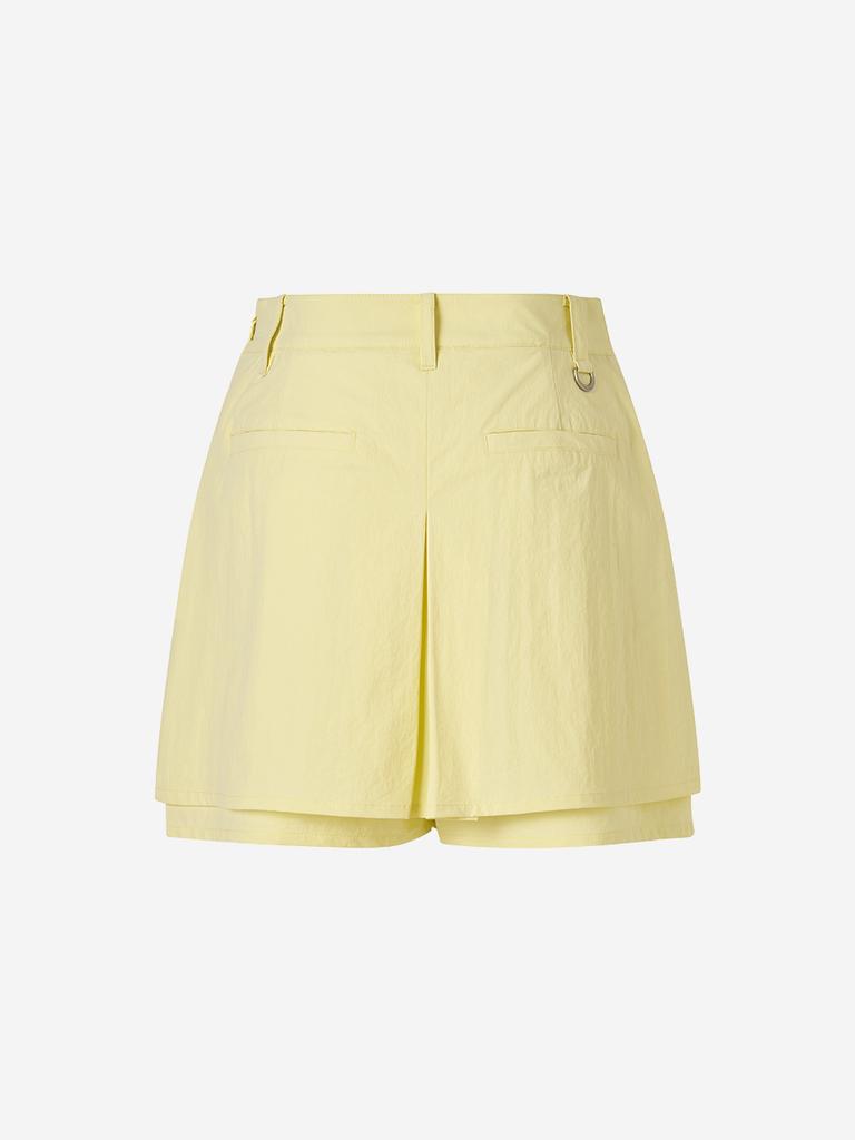 LORDLOAR Double Layered Shorts Yellow
