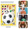 Cm2405017 Cartoon Soccer Basketball Kids Interactive Fun Puzzle Sticker Pack For Diy Projects And Family Activities