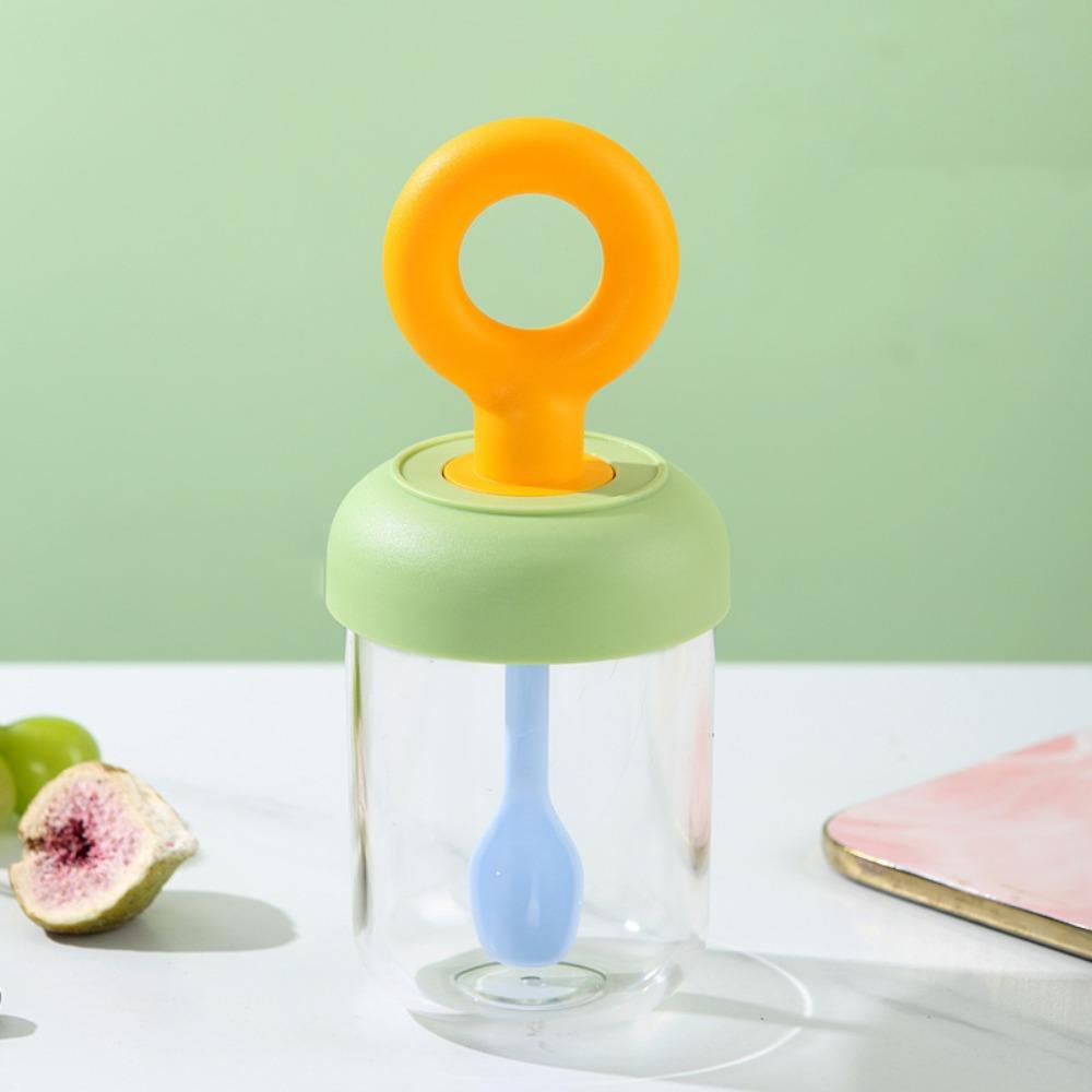 

Новые 500 мл Кружки для завтрака Ручные Герметичные Миска для йогурта Непротекаемая с ложкой Контейнер для овсянки для овсяных хлопьев Зерновые Орехи Йогурт зелёный