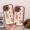 Christmas Santa Claus Cartoon Soft Phone Case For iPhone 14 13 12 11 Pro Max Plus 14promax 13promax New Year Gift Silicone TPU Back Cover Shell