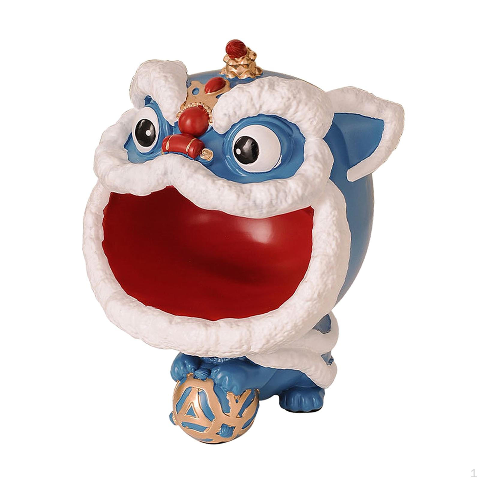 

Lion Key Storage Ornament Desktop Organizer,Home Decor Novelty Tray,Jewelry Trinket Tray синій