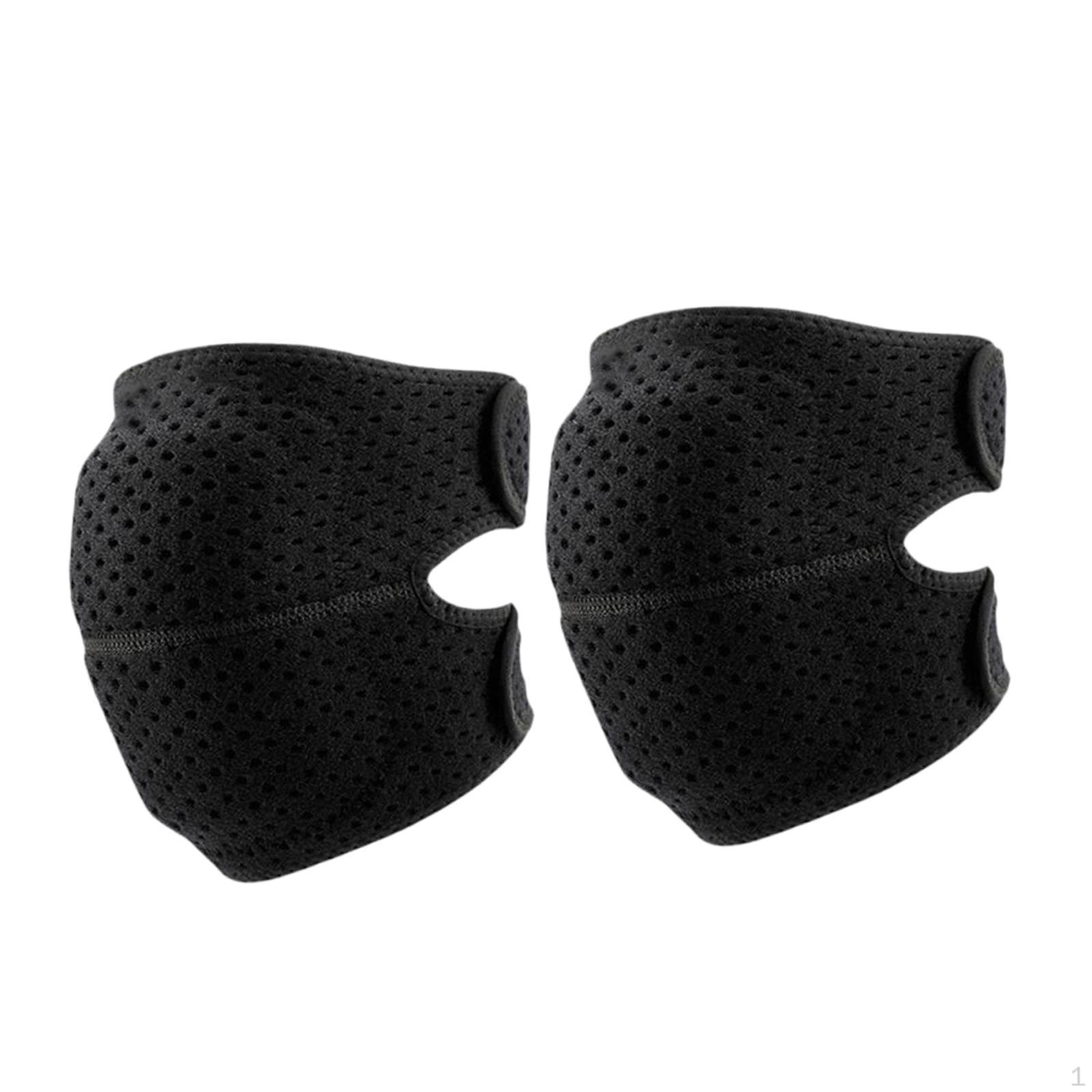 

2 Gardening Knee Pads, Thick Sponge Pads for Workout, House Cleaning, Cycling, L