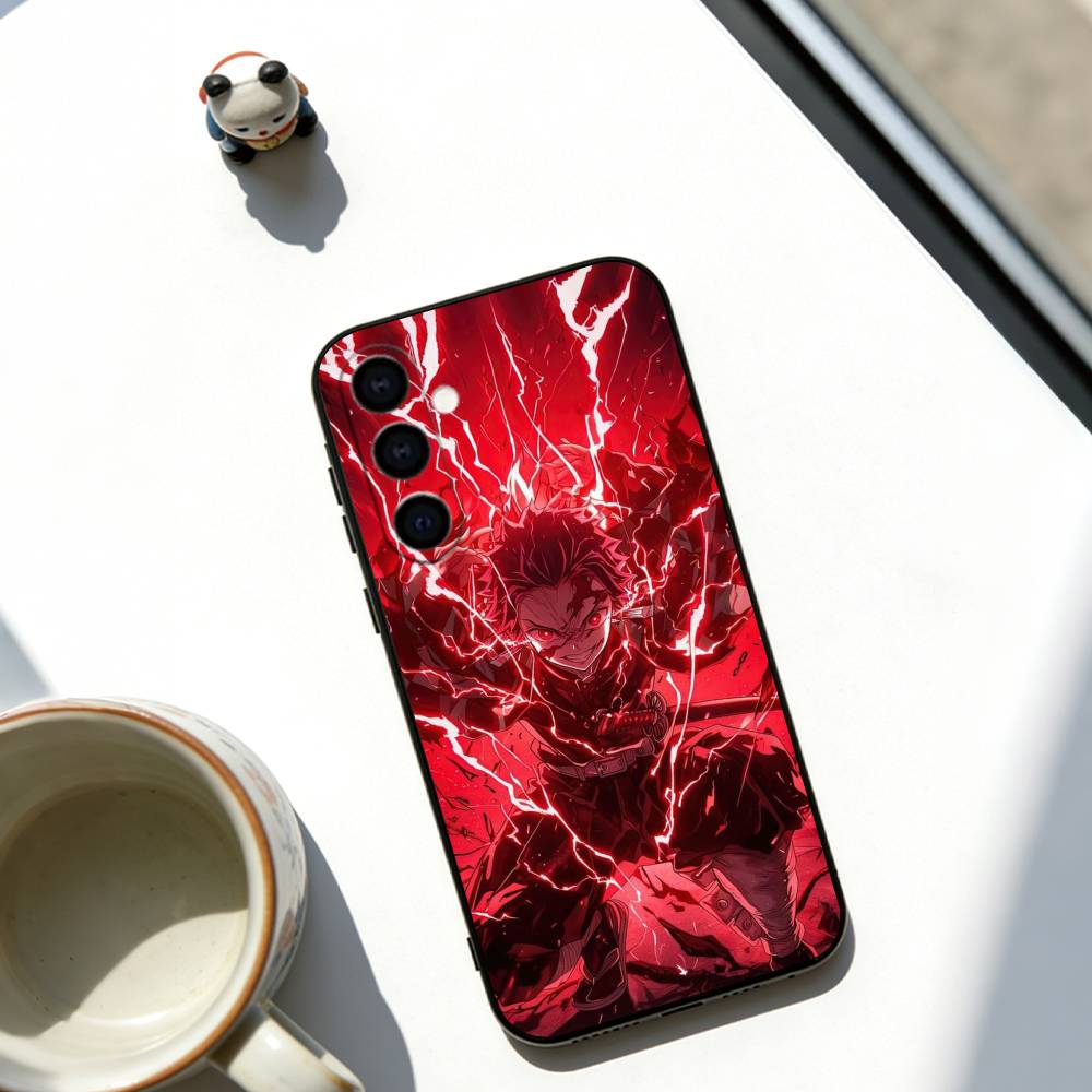 

Kamado Nezuko Phone Case For Samsung Galaxy A73,A72,A71,A70,A53,A52,A51,Others Soft Black Cover Samsung a72