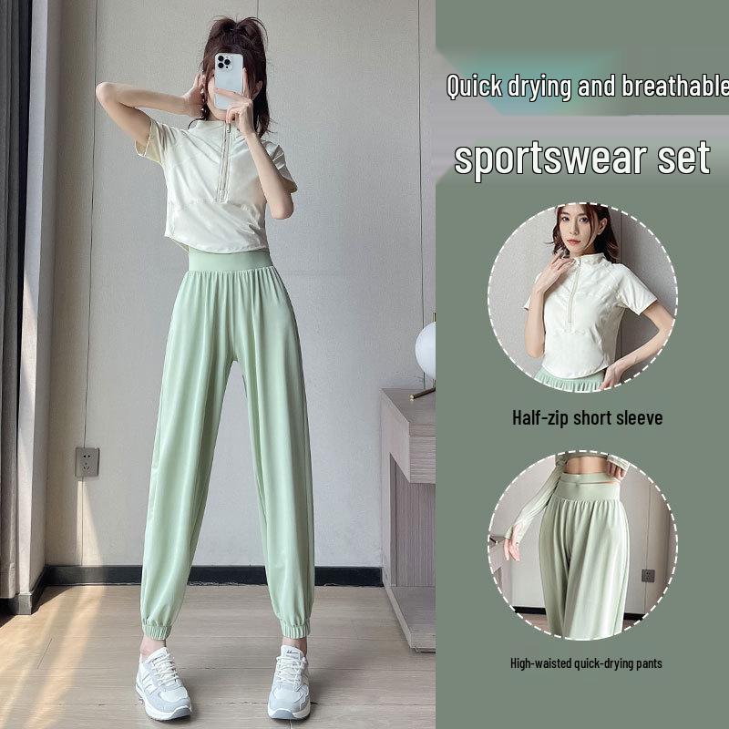 Women's 2025 Quick-Dry Sportswear Set: Running, Hiking, Yoga, Casual Fashion Outfit