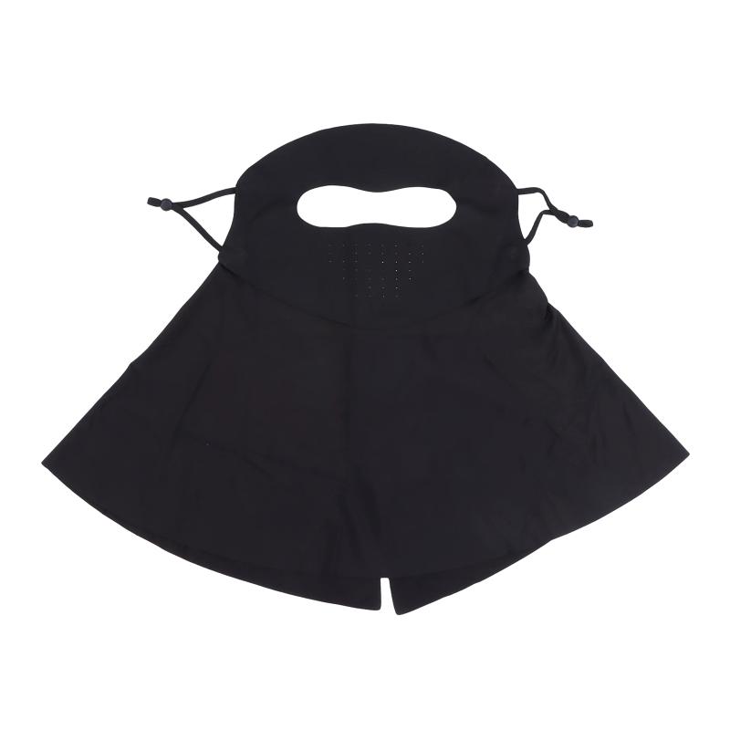 Women Sun Protection Face Mask With Drinking Hole Ice Silk Cooling Uv Block Neck Cover For Cycling Outdoor Summer Accessories