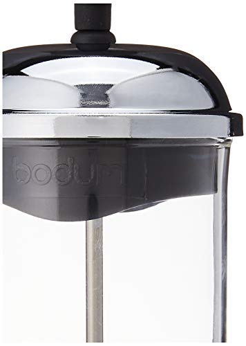 BODUM CHAMBORD Milk Frother, 80ml, Silver, for Coffee, Cappuccino, and Latte. Authentic, 1963-01.