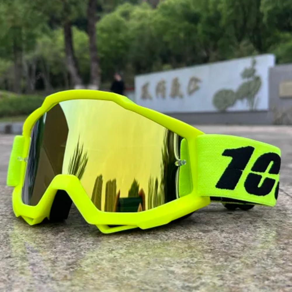 New Motorcycle Goggles HD Lenses Windproof Sports Motocross Glasses Man MTB Mask Cycling Racing Off-Road UV400 Sunglasses
