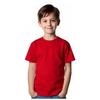 Children's Round Neck Short Sleeve T-Shirts - Solid Colors for Small and Medium Kids