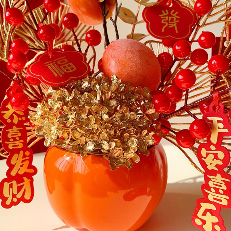 Chinese New Year Decoration Wedding Decoration Horse Year Decoration Flower Vase Hug Bucket Spring Festival Home Decor