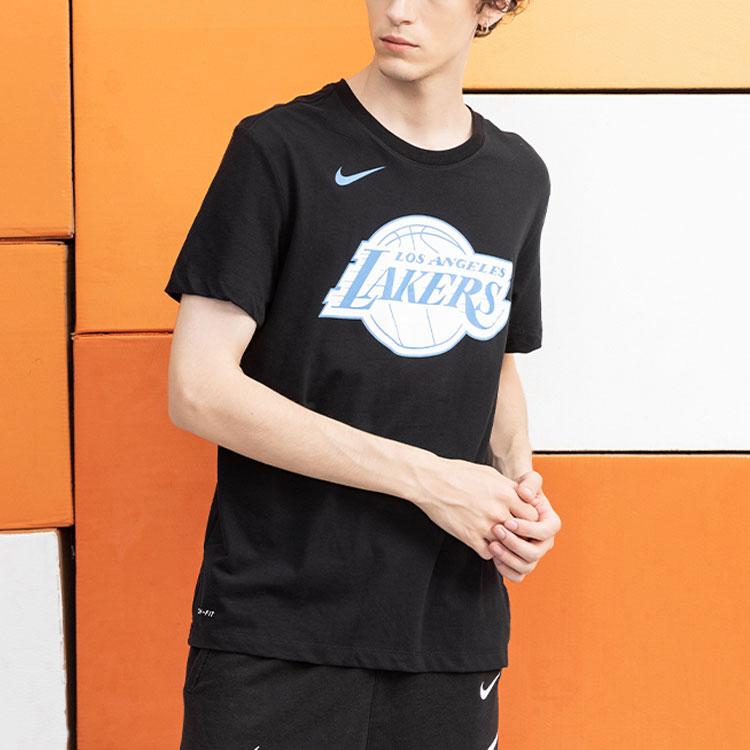 Nike Dry Tee With LA Lakers Logo Men Tops Black CT9445-010