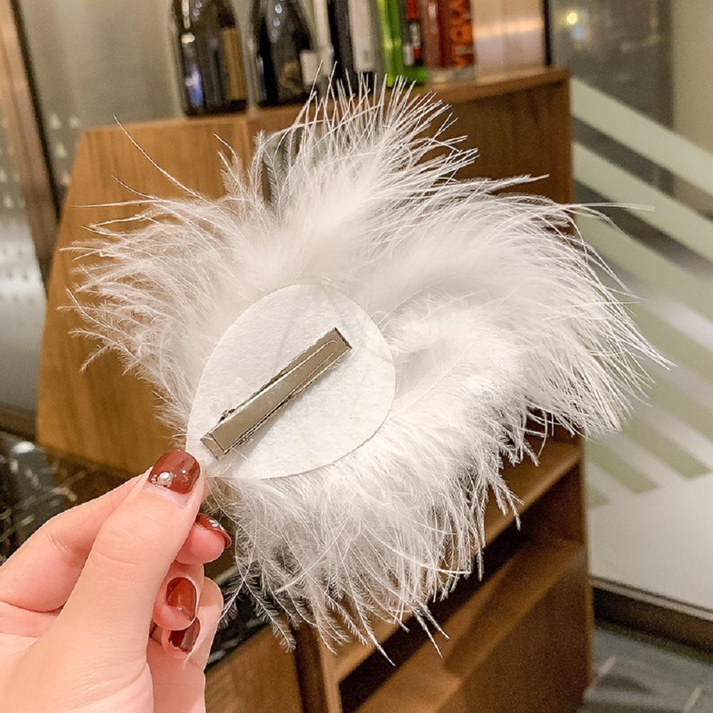 Fashion New Big Girls Women Cute Hair Clips Hairpins Headwear Feather