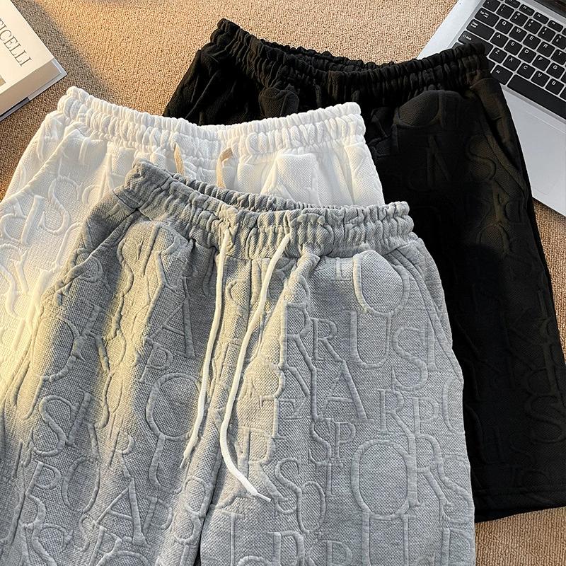 Sommer Lässige Shorts Herren Sport Locker Weites Bein Laufshorts Buchstabe Strand Baggy Board Cargo Shorts Männlich