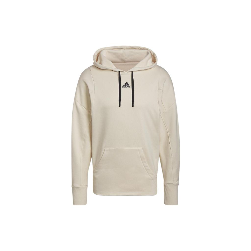 Adidas Studio Lounge Cotton Blend Hoodie Men Tops Off-White HB0483