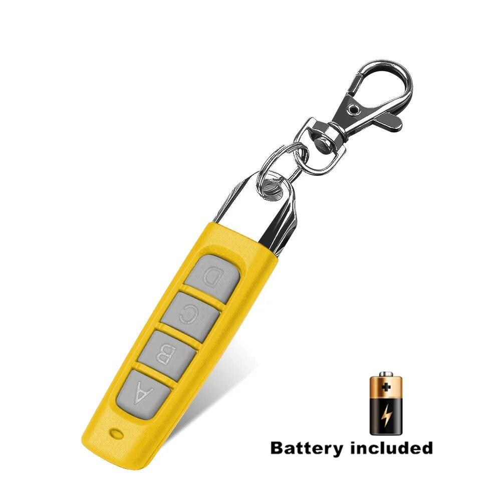 433MHZ Remote Control Garage Door Four Key Color Small Volume Copy Wireless Remote Control Thumb Garage Door Copy Remote Control