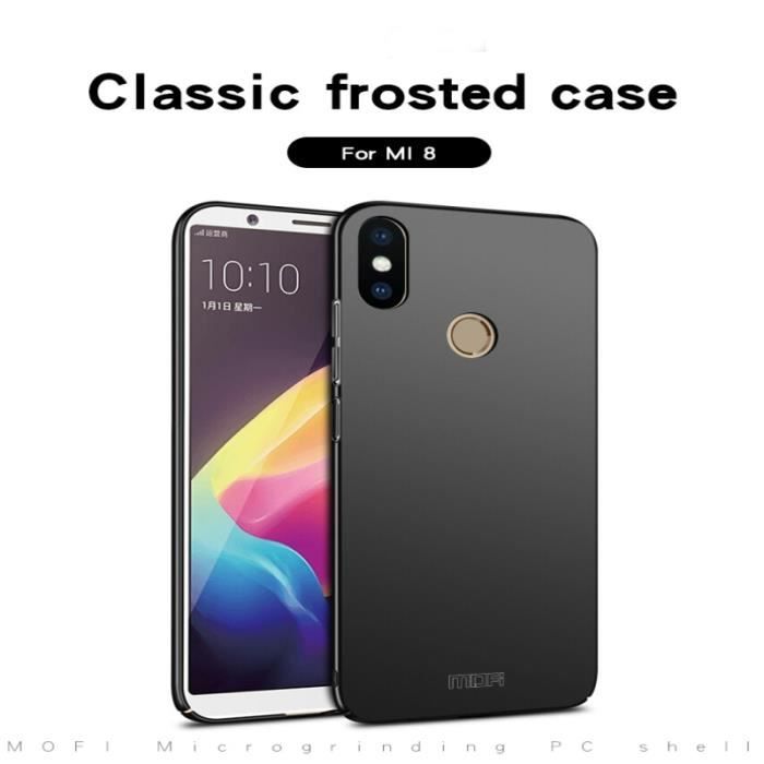 Coque - MOFI - Xiaomi Mi 8 - PC ultra-mince - Givrée - Protection contre rayures