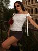 Europe and the United States hot-selling women's clothing summer new polka dot printing women's T-shirt slim and thin versatile sleeveless top
