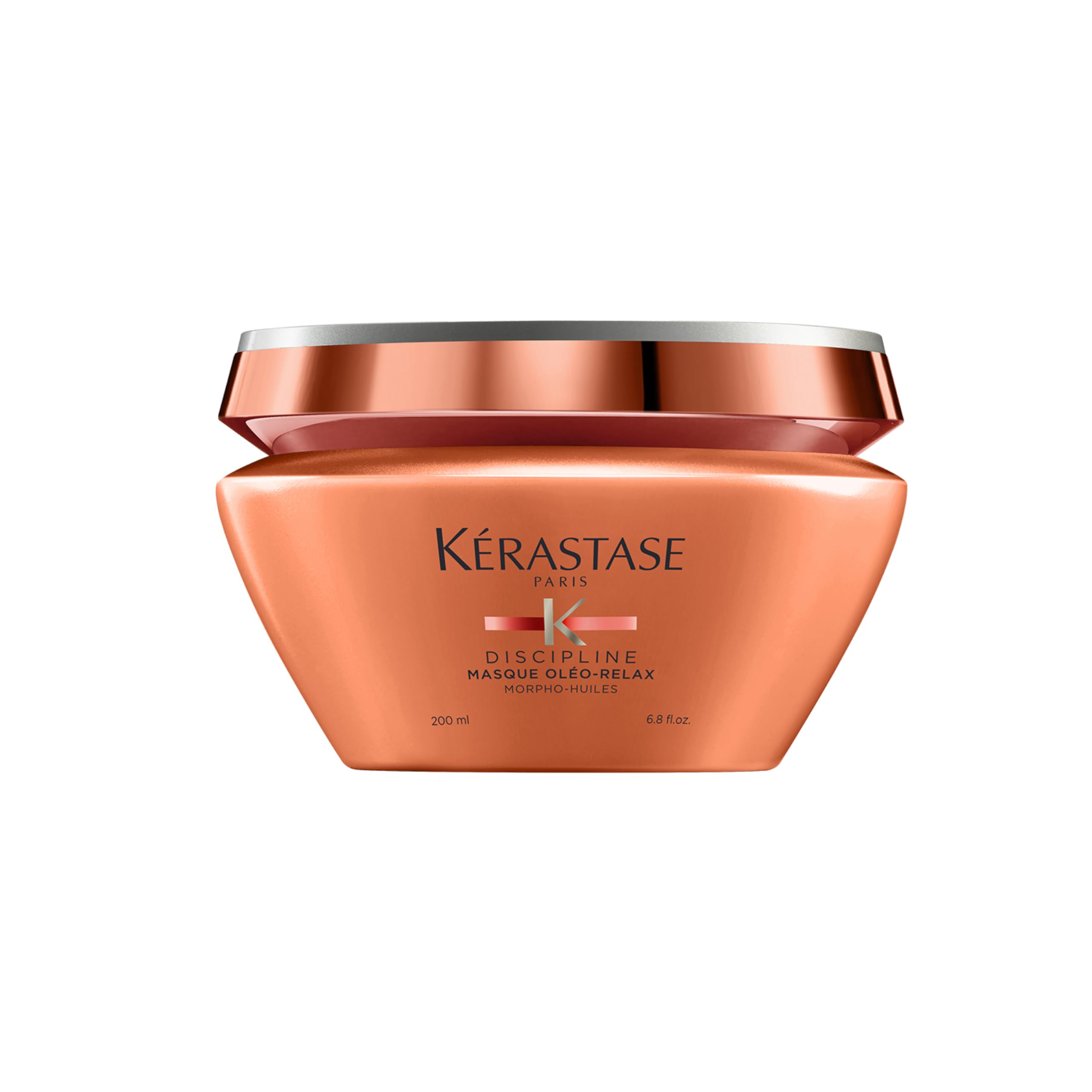 Kerastase Oleo Relax Hair Mask, 200ml, Discipline Hair Care Treatment for Curly Hair, Intensive Care, Smoothing, Moisturizing, and Humidity