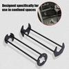 Multifunctional Sink Wrench 360-Degree Rotation Faucet Installation Under Sink Repair Kitchen Bathroom Wrench Plumbing Tool