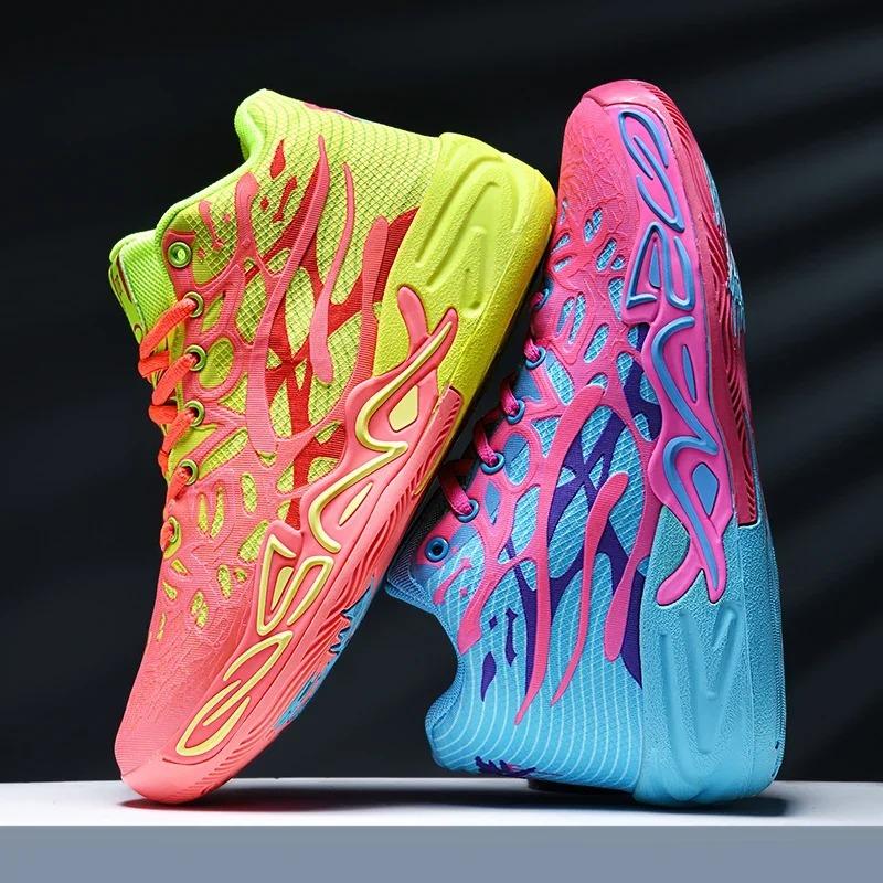 Men Stylish Basketball Shoes Field Training High-Top Plush Comfort Anti-Skid Athletic Footwear Lace-Up Daily Flat Athletic Shoes