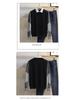 Men's Stylish Knit Sweater: Spring & Autumn, Fake Two-Piece, Casual Japanese Trend