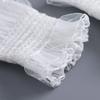 Perfect Match 1Pair Women Fake Cuff Sweet Floral Lace Horn Cuffs Shirt Detachable Fake Sleeves Sweater Wrist Cuffs Sweater Blouse Horn Cuffs