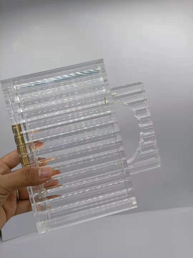 Acrylic Evening Bag Clutch Fashion New Trend Summer Handbag Transparent Small Women's Handbags Ladies Hand Bags Shoulder White
