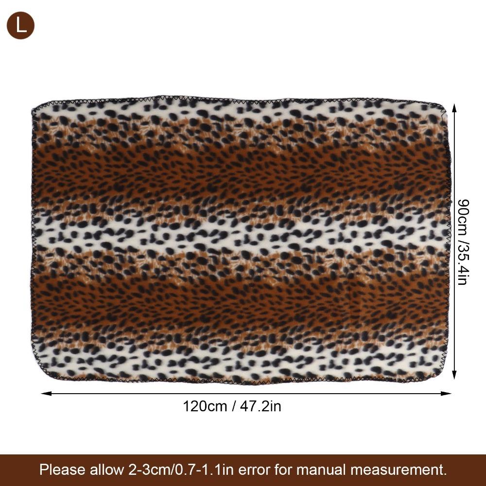 Plush Fabric Pet Mat Soft Texture Pet Blanket Durable Dog Cushion  Daily Sleeping S
