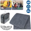 Outdoor Camping Tent Floor Awning Carpet Kits For RV Camper Caravan 240g HDPE Camping Blanket Rug With Loops Nails 2.5x3m