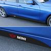2pcs Car Door Side Skirt Car Body Decal Carbon Fiber Art Stickers For BMW Mini Cooper One S R53 R56 R60 F55 F56 Car Accessories