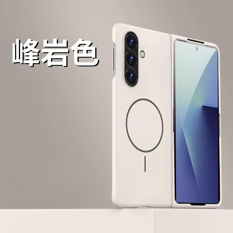 

Ультратонкий чехол для телефона Magsafe для Samsung Galaxy Z Fold7 Fold6 Fold5 Fold4 Матовый жесткий ПК Беспроводная зарядка Задняя крышка Galaxy Z Fold7